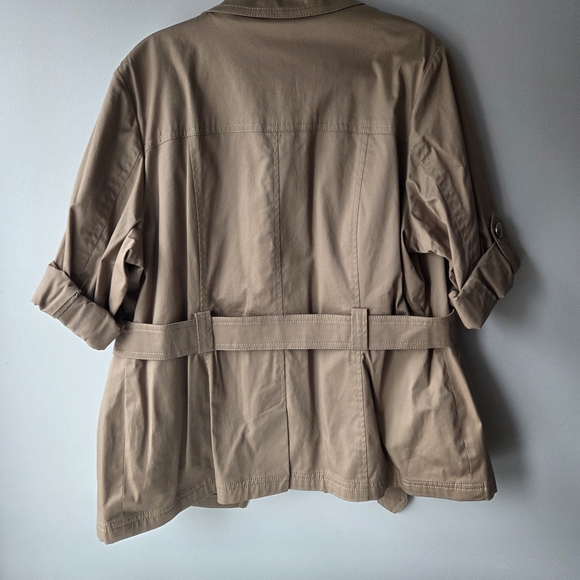 Tan Utility Jacket - Picture 3 of 4